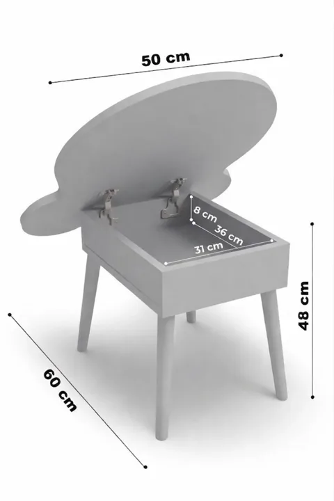 Happy Face Play & Activity Table - Blue