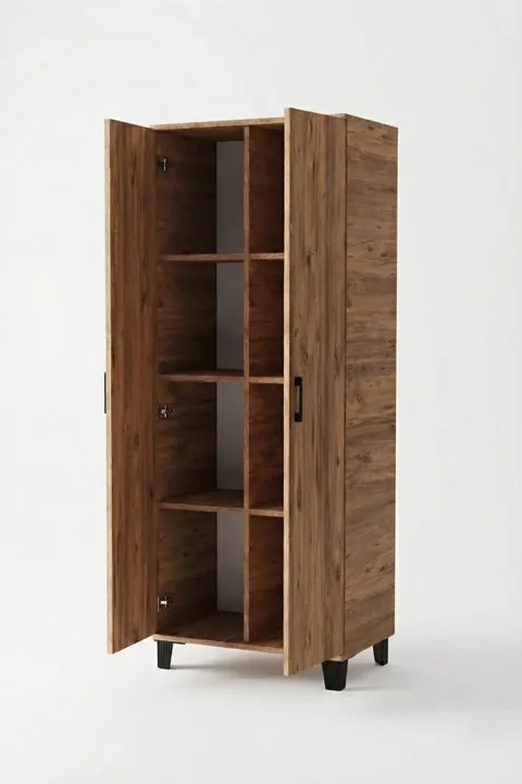8-Compartment Pantry Cabinet - Atlantic Pine