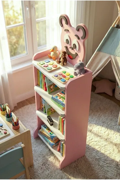 Happy Face Kids Bookcase