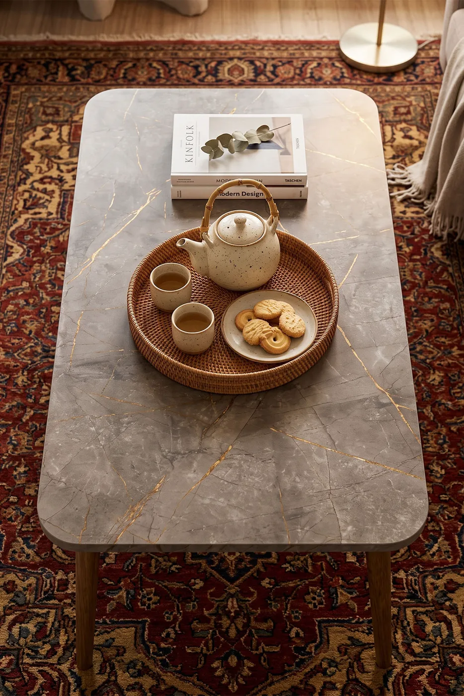 Torna Square Coffee Table - Multicolour
