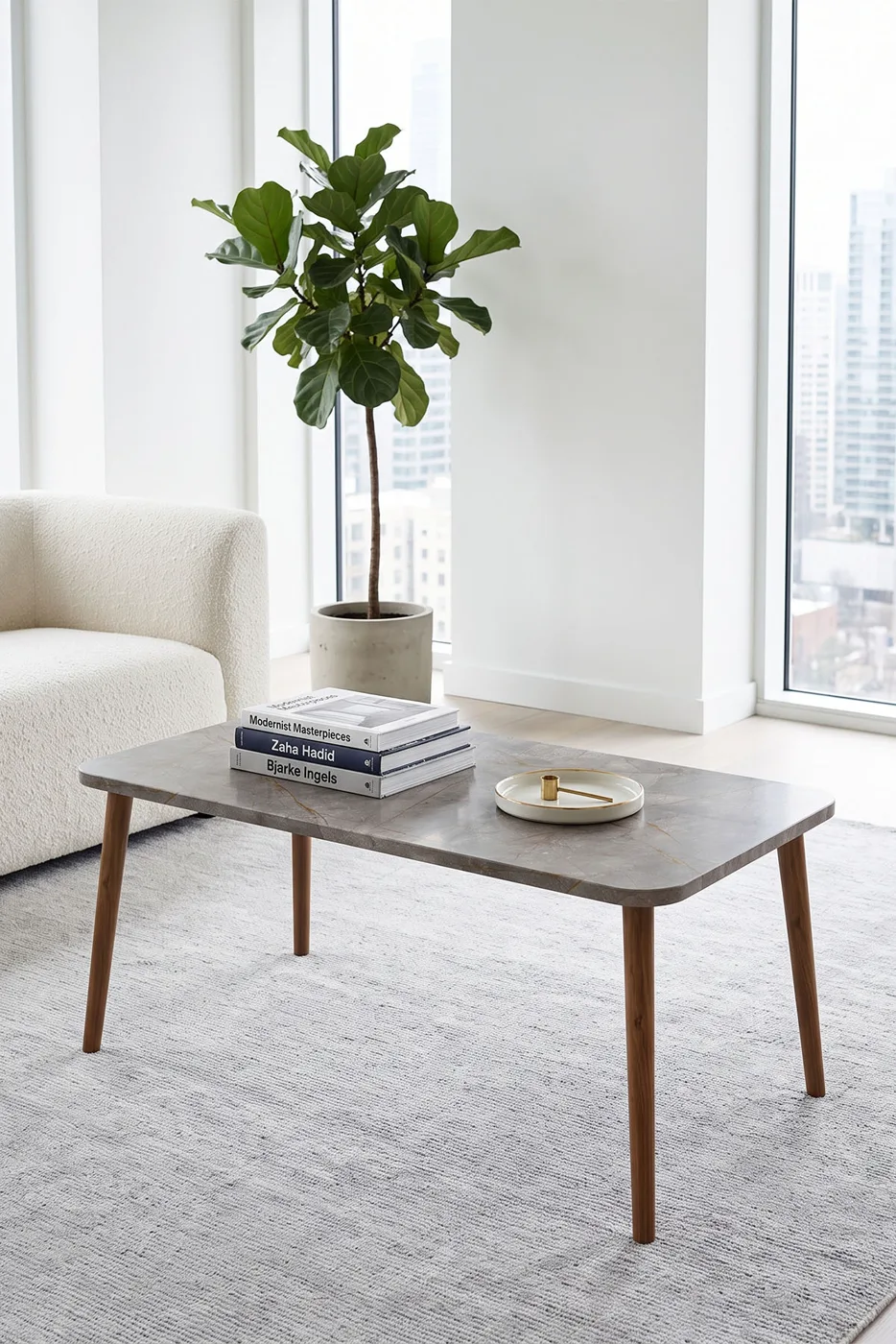 Torna Square Coffee Table - Multicolour