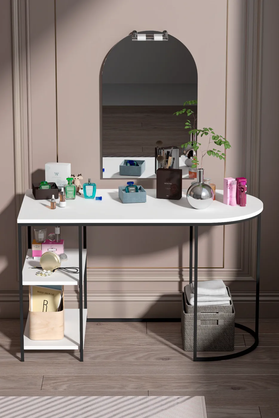 Dolunay Desk - White