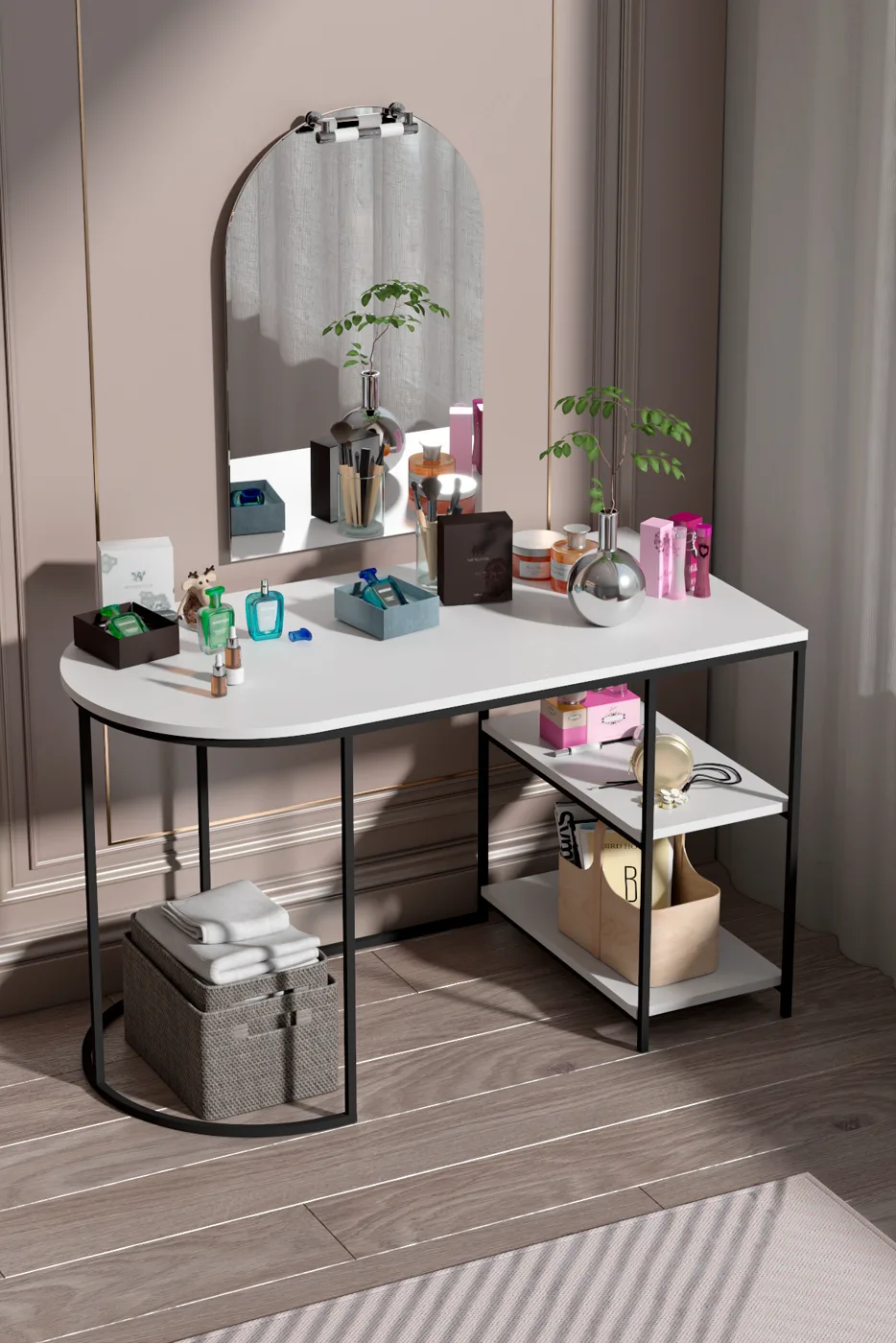 Dolunay Desk - White