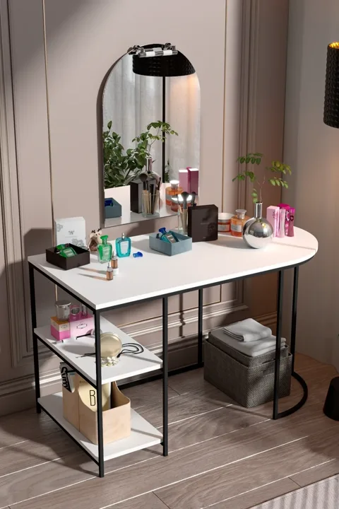 Dolunay Desk - White