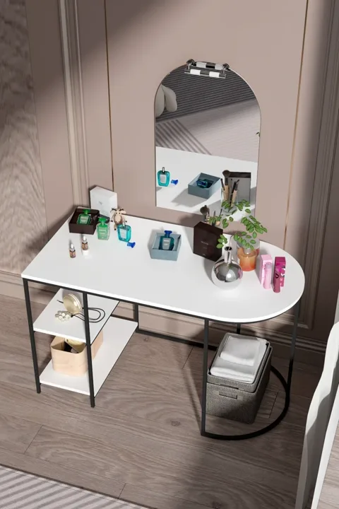 Dolunay Desk - White