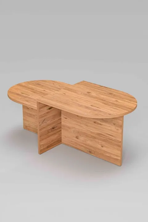 Setro Oval Coffee Table - Brown