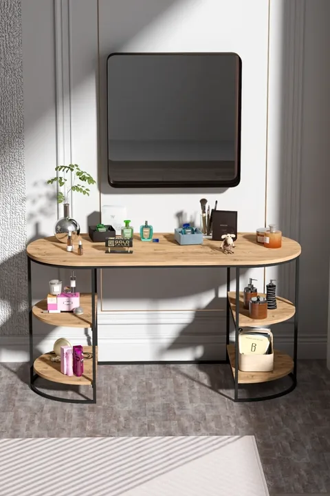 Dolunay 2-Piece Desk - Brown