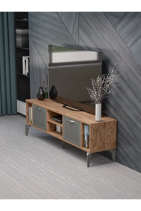 TV Unit - Metallic
