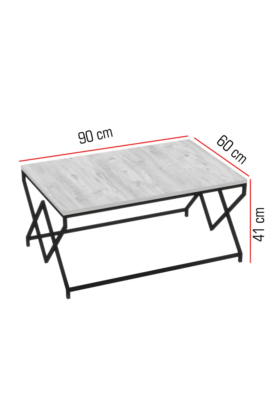 V Lux Square Coffee Table - Beige