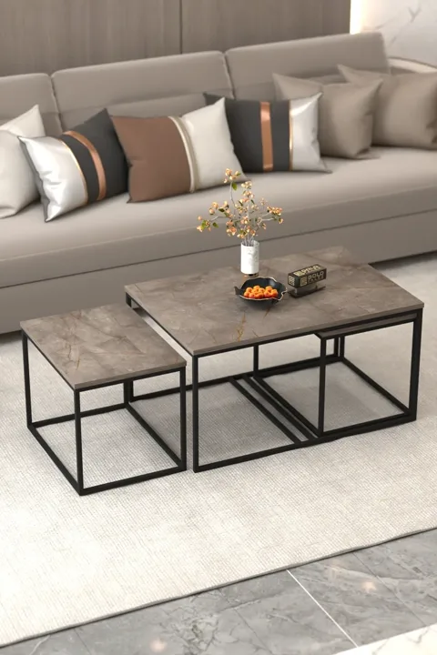 Flora Coffee & Nesting Table Set - Multicolour