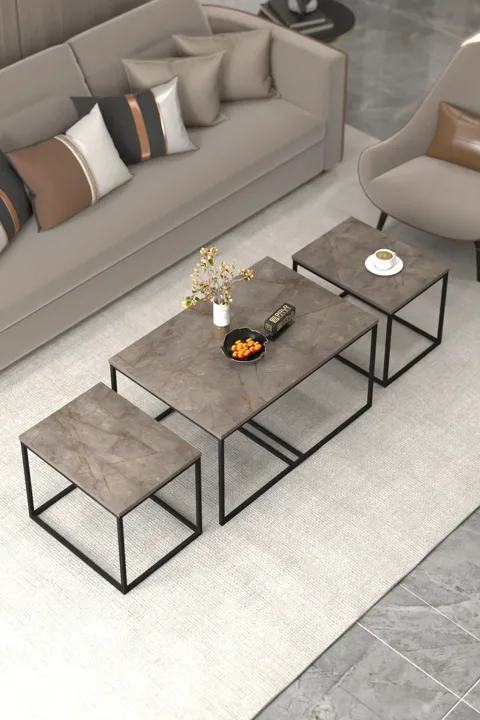 Flora Coffee & Nesting Table Set - Multicolour