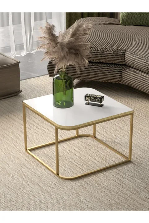 Damla Square Coffee Table - Yellow