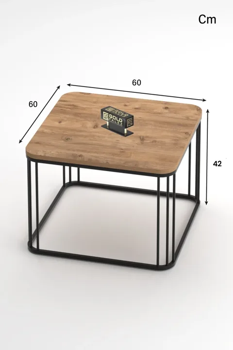 Alize Square Coffee Table - Brown