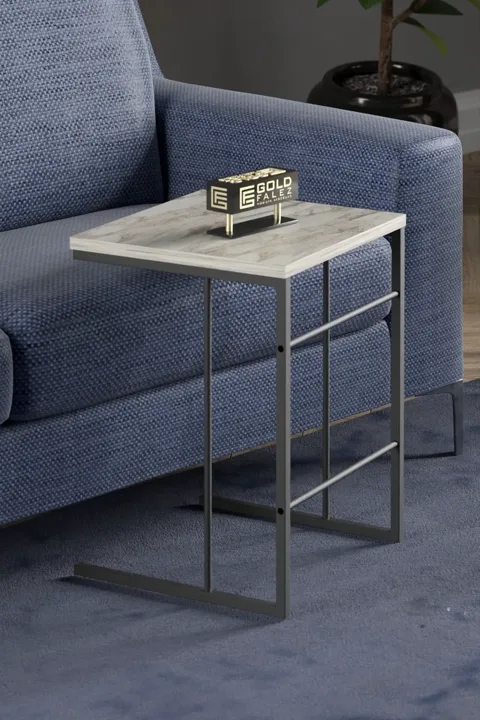 Solo 3-Piece Square Nesting Table Set - White Marble Effect
