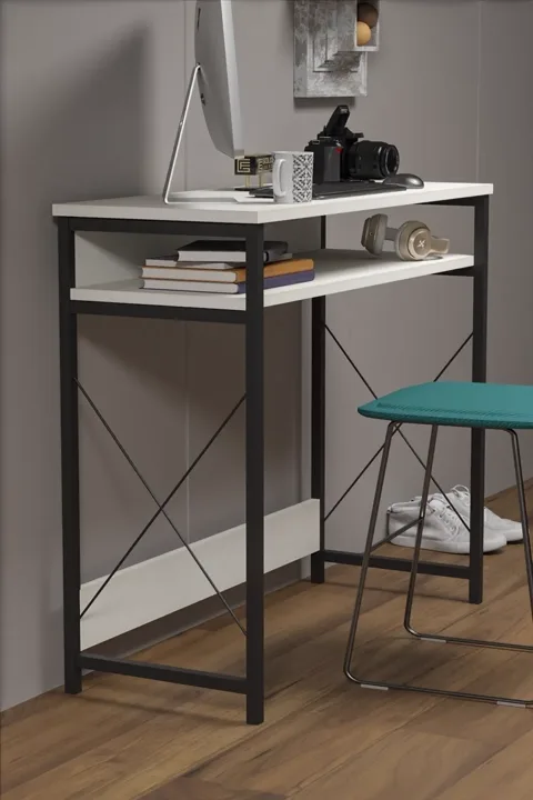 School Study Desk - White