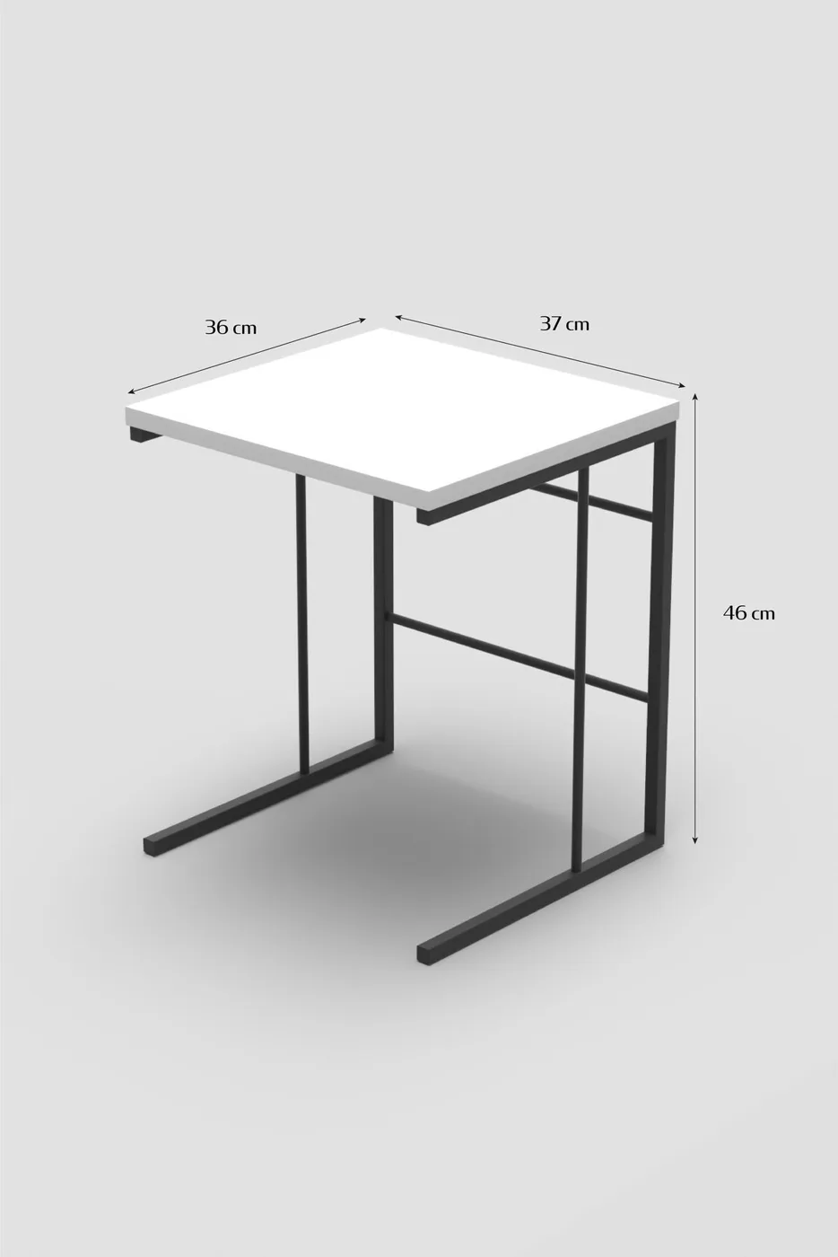 Solo 3-Piece Coffee & Nesting Table Set - White