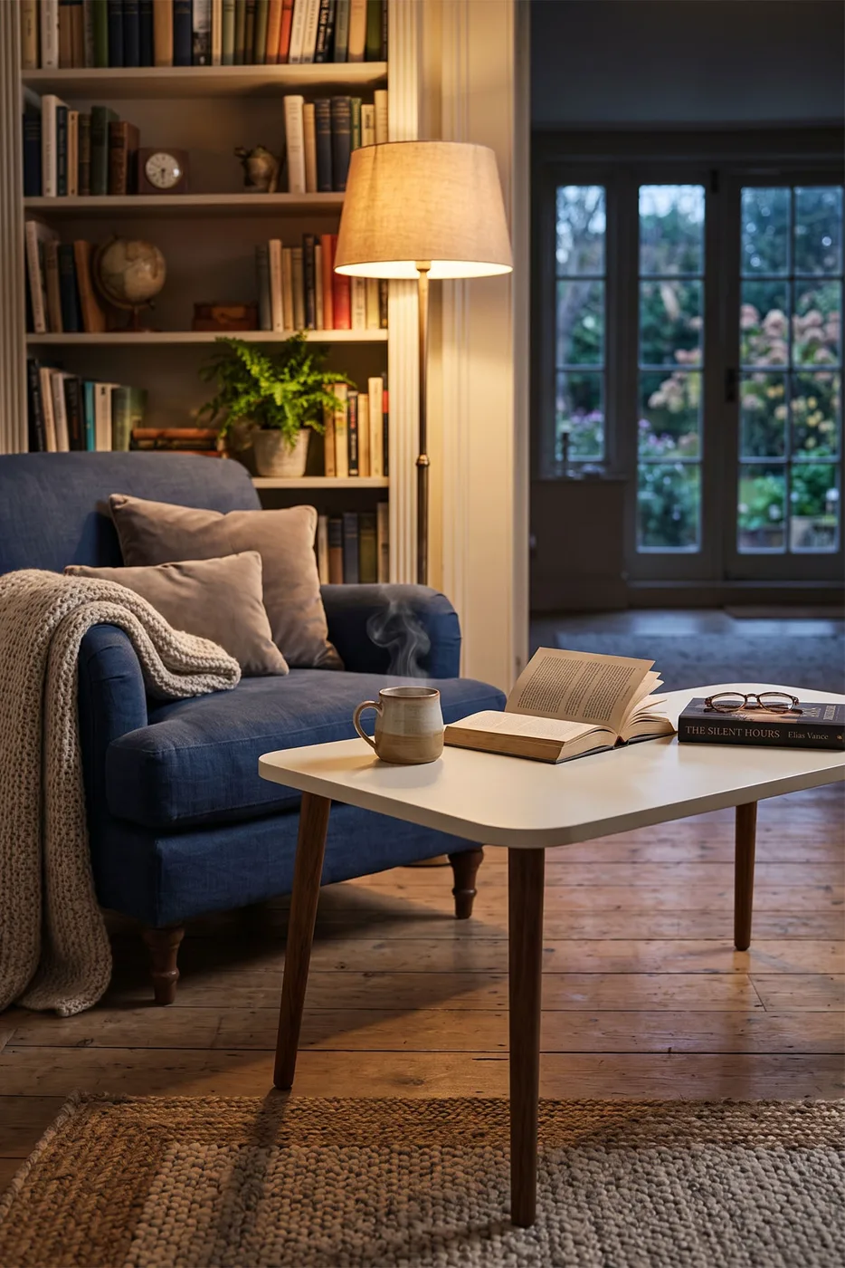 Torna Square Coffee Table - Cream