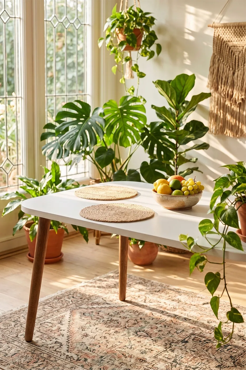 Torna Square Coffee Table - White