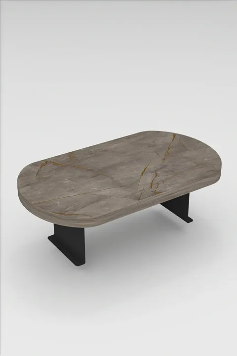 Oval Adjustable Tray Side Table - Gordion