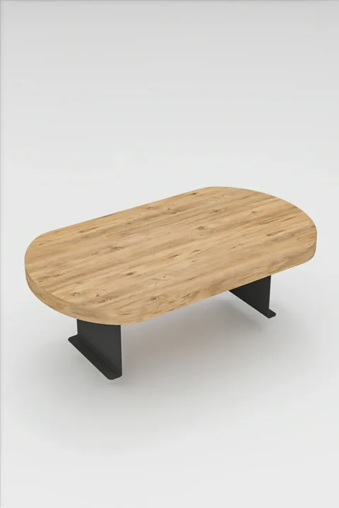 Oval Adjustable Tray Side Table - Atlantic Pine