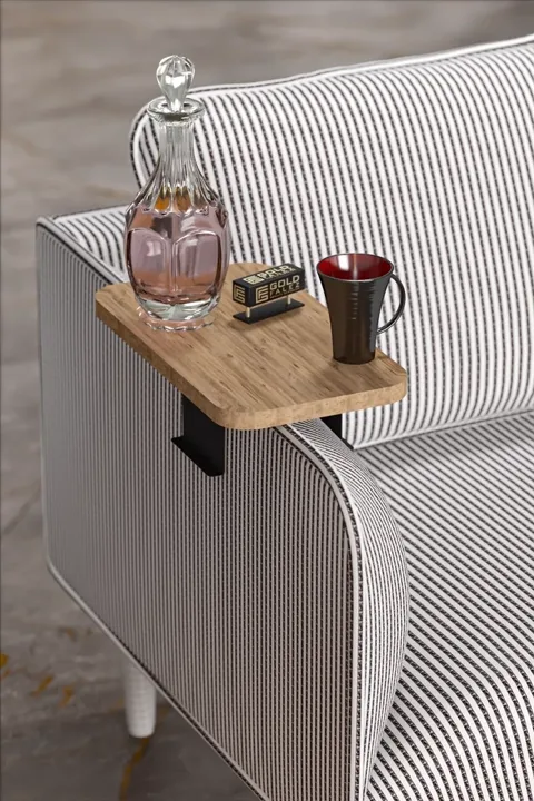 Rectangular Adjustable Tray Side Table - Atlantic Pine