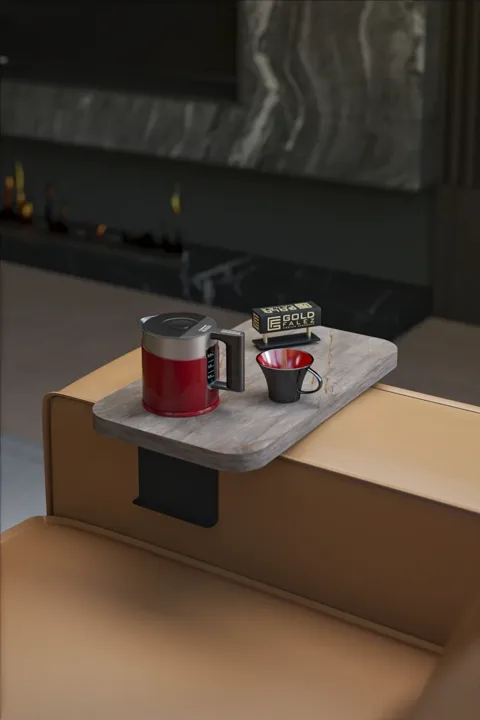 Rectangular Adjustable Tray Side Table - Gordion