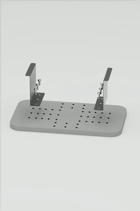 Rectangular Adjustable Tray Side Table - Gordion