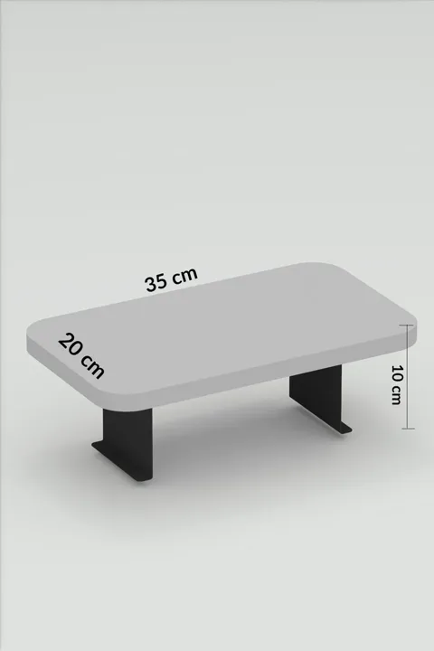 Rectangular Adjustable Tray Side Table - Gordion