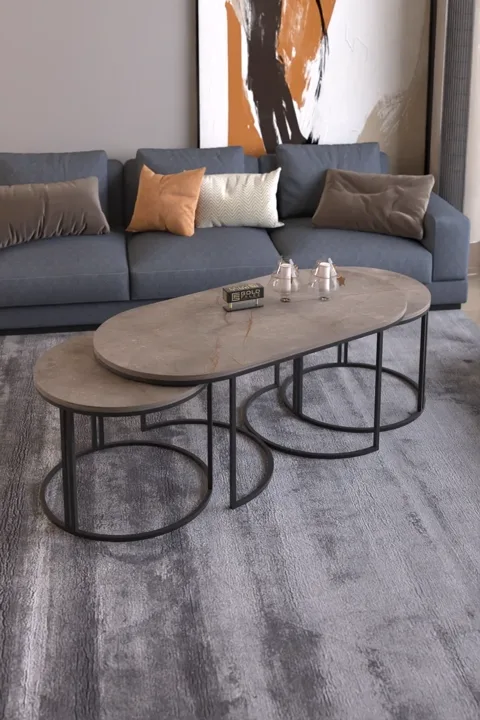 Dolunay Coffee & Side Table Set - Gordion