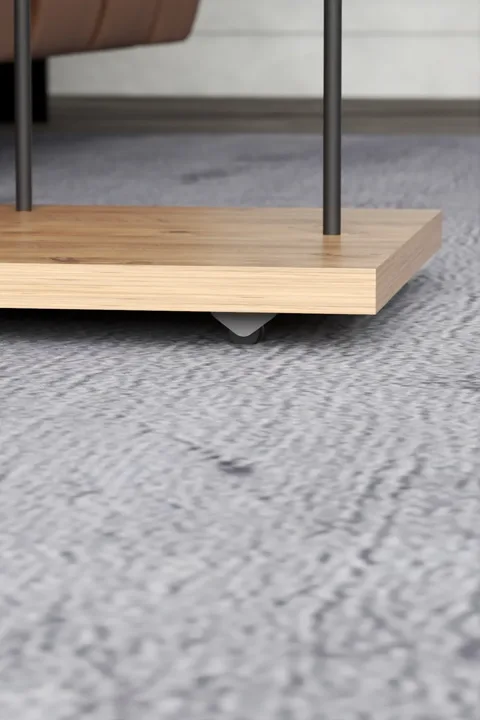 Rectangular Rolling Laptop Side Table - Atlantic Pine