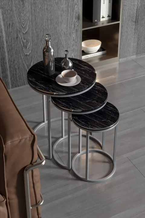 Silver Marble Effect