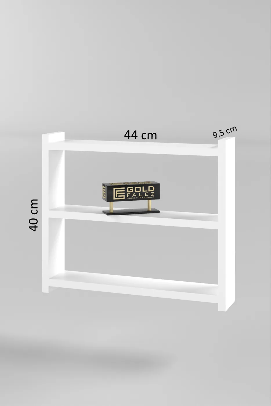 3-Shelf Countertop Kitchen & Bathroom Organiser - White