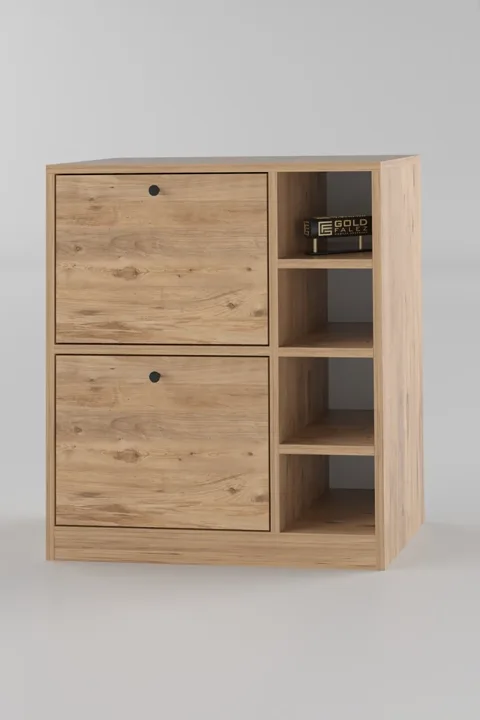 Coffee Corner Kitchen Cabinet - Atlantic Pine
