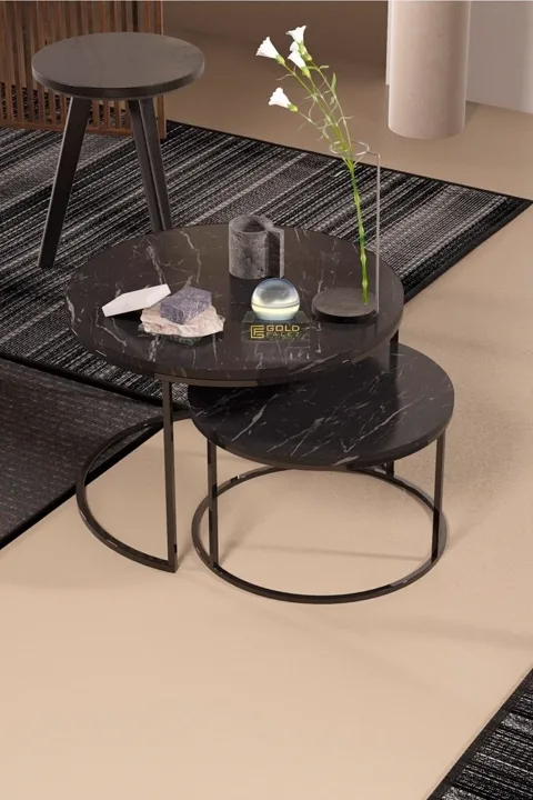 Noir effet marbre