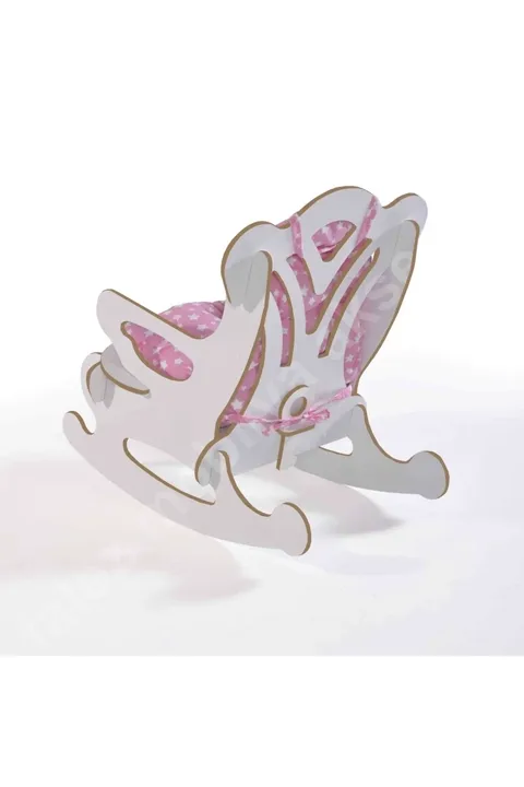 Star Cushioned Rocking Kids Chair - Pink