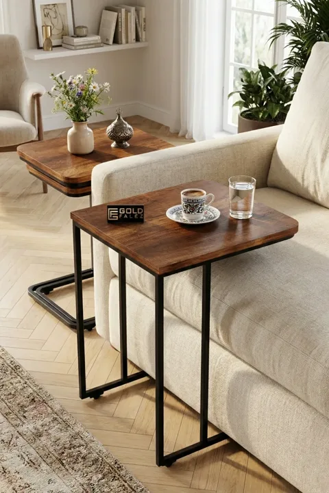 Nesting Table - Oak - Multicolour