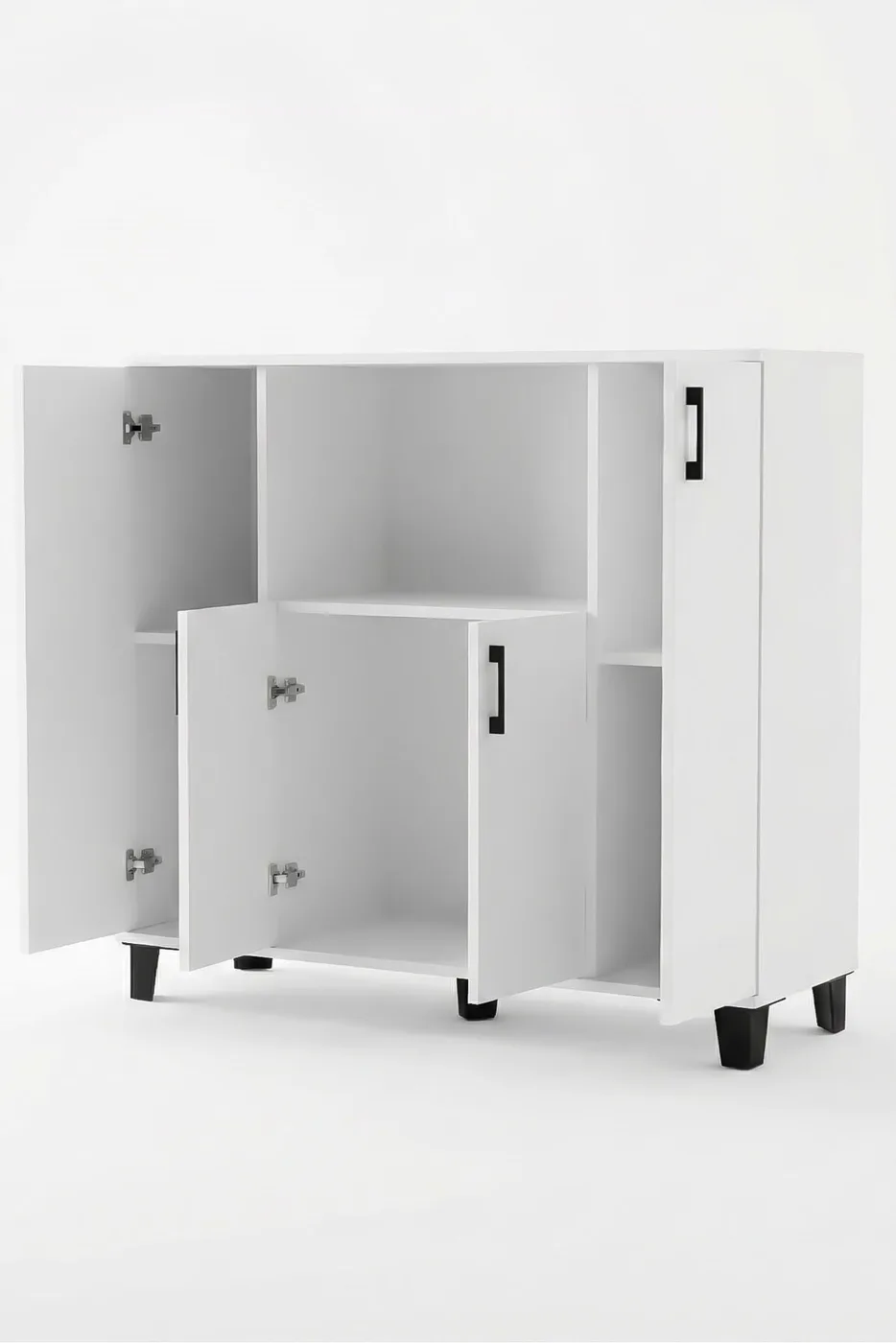 MD Microwave Cabinet, White 120 cm