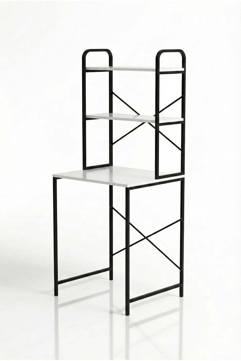 MD Washing Machine Top Shelf, Black 70 cm