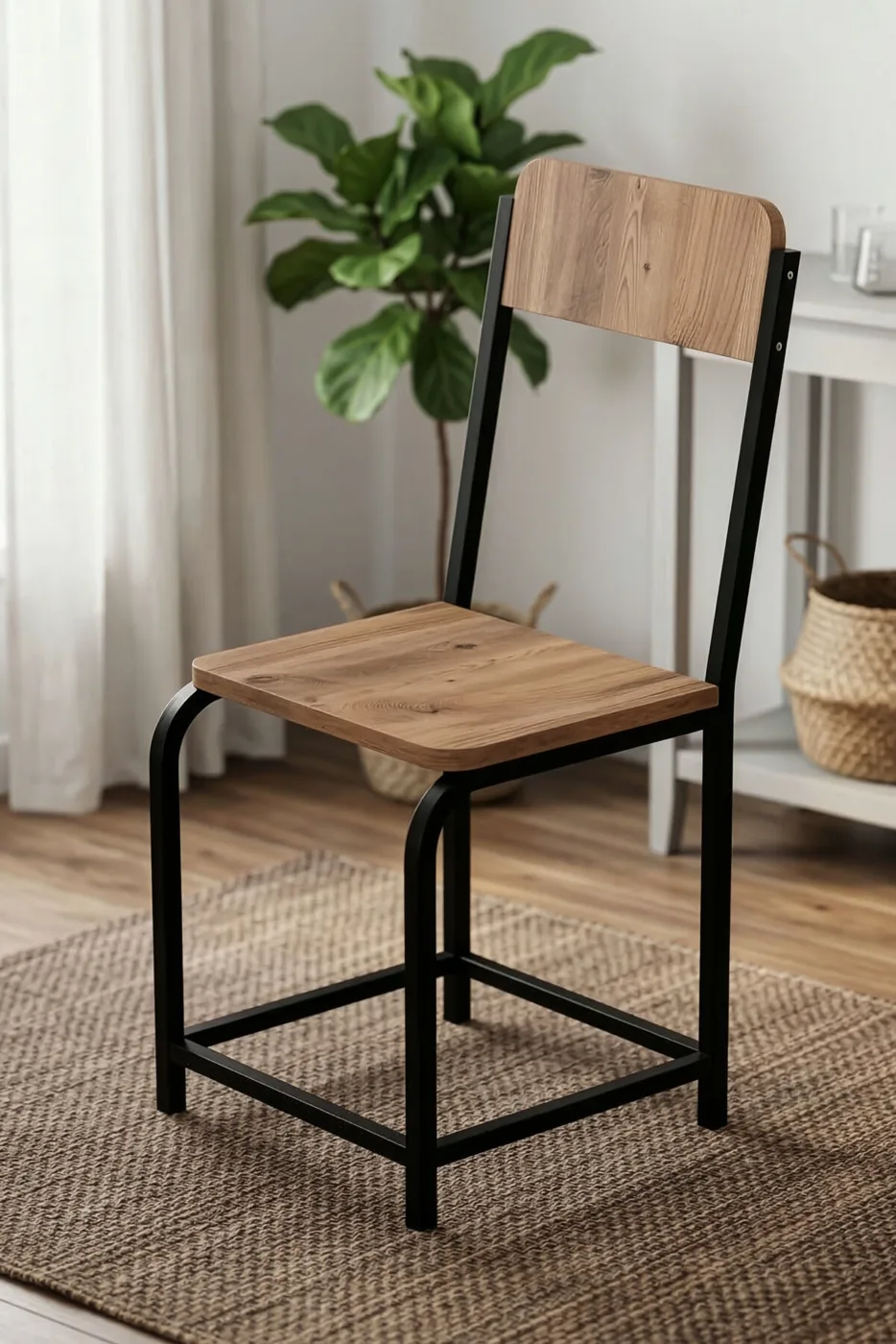 MD Minor Desk, Melamine-Faced Chipboard, Brown 72x52