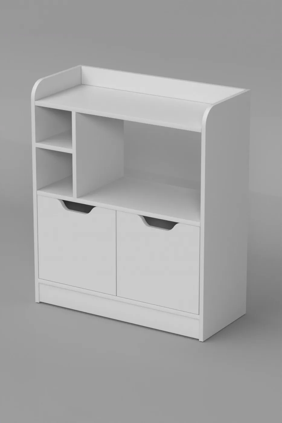 Ilkal Multi-Purpose Bathroom Cabinet White 86 cm