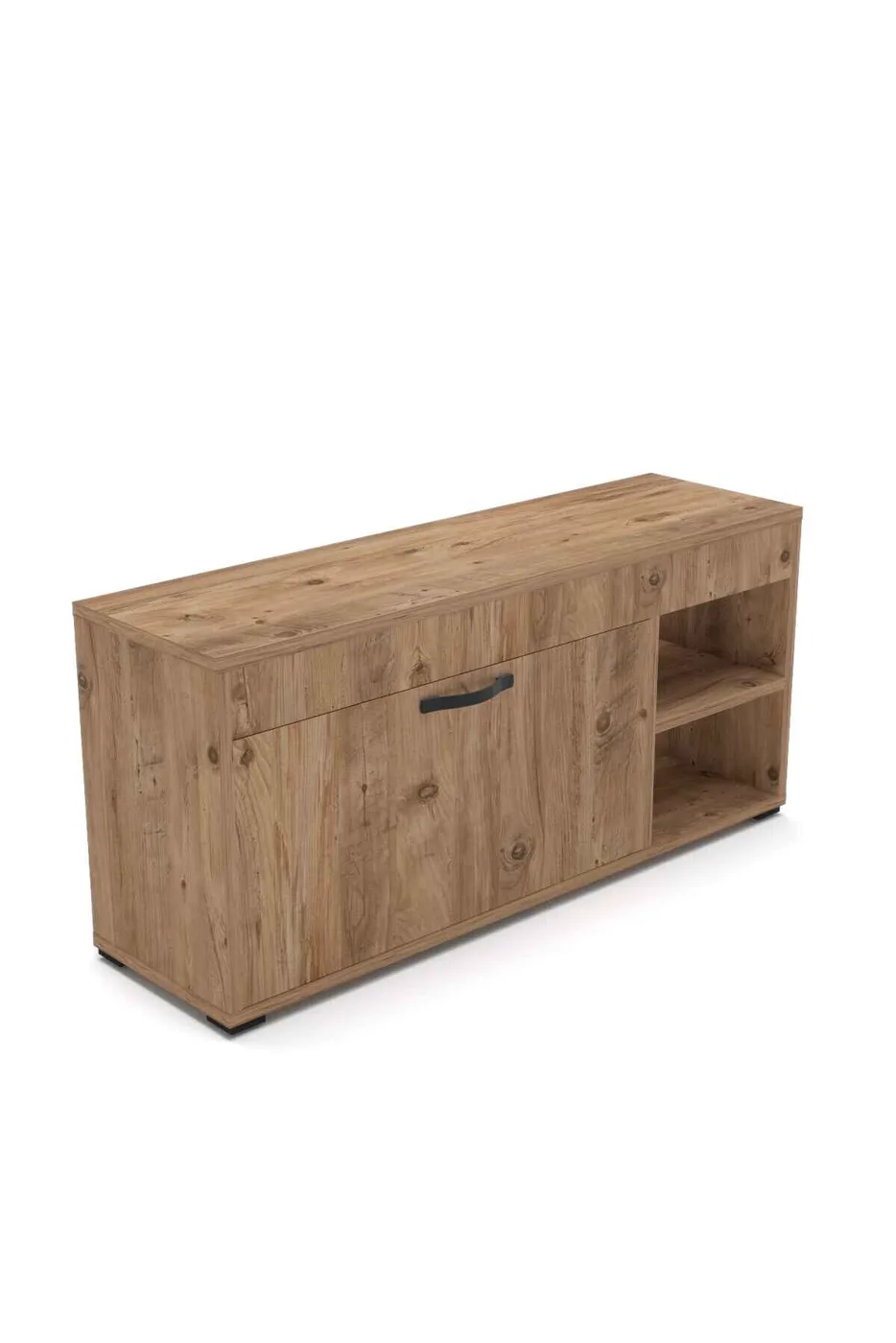 MD Shoe Cabinet Brown 90 cm