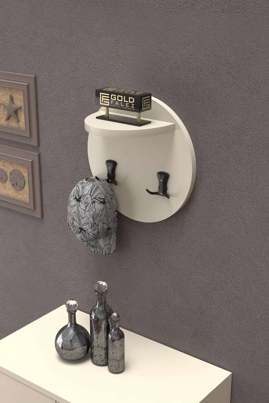 Ilkal Wall Hanger Cream Beige