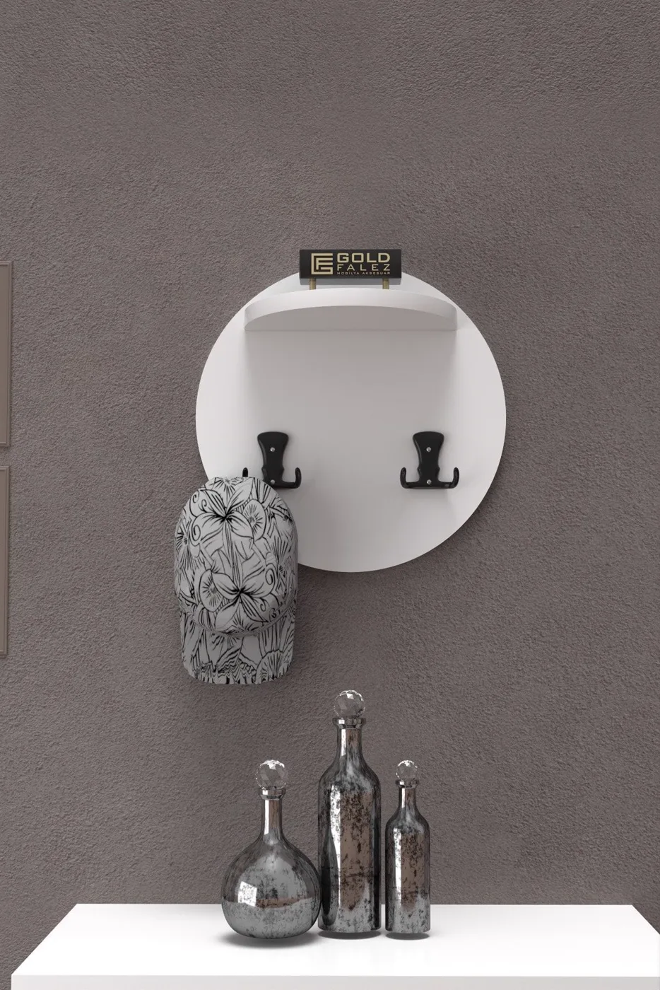Ilkal Wall Hanger White