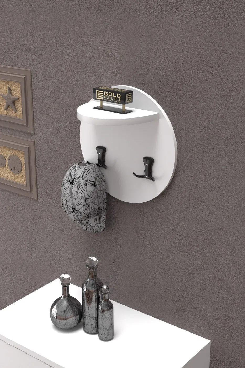 Ilkal Wall Hanger White