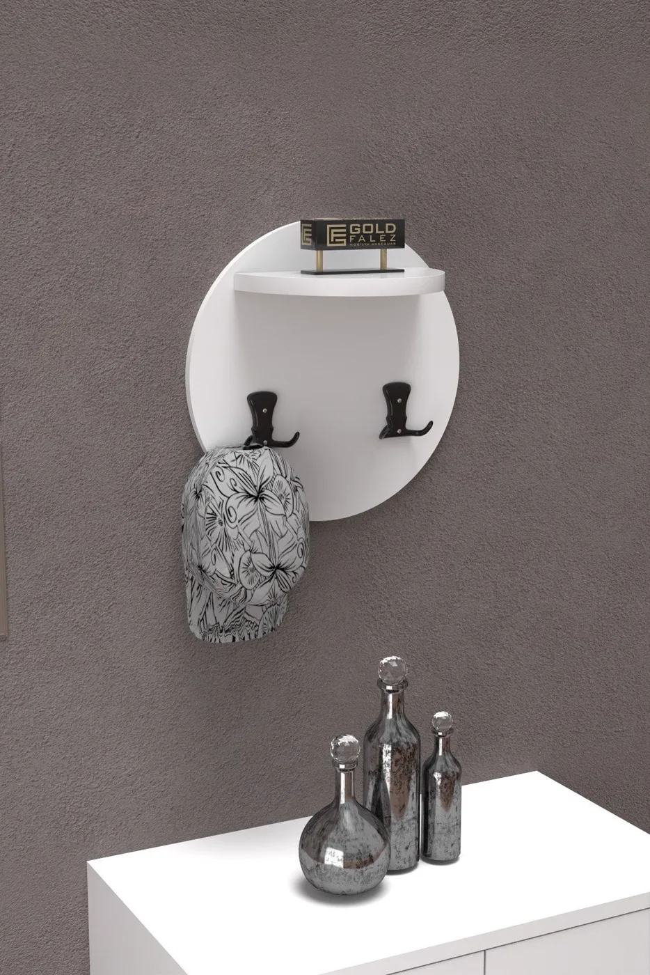 Ilkal Wall Hanger White