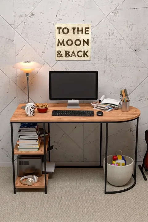 MD Dolunay Desk, Coffee, 125