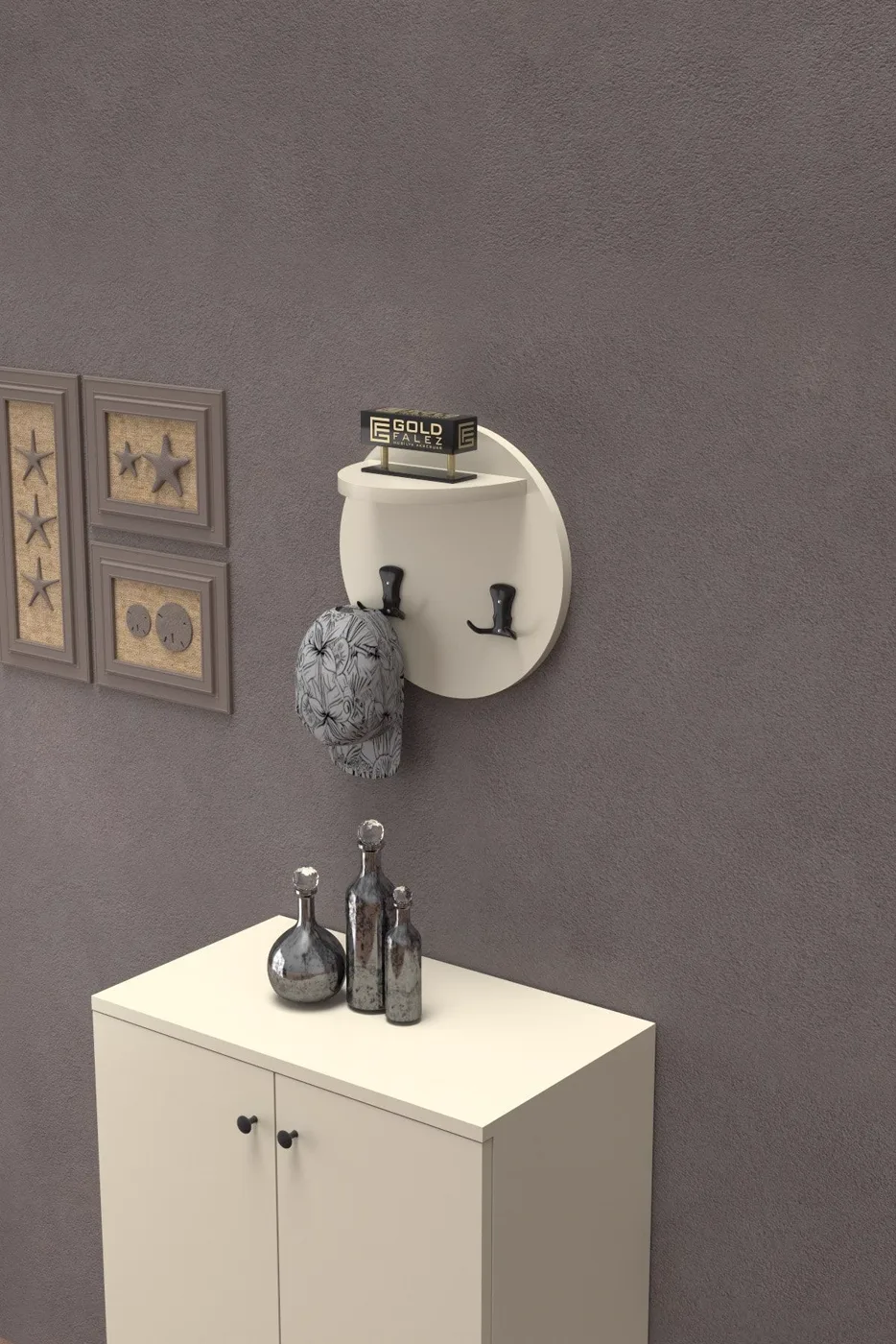 MD Wall Hanger Cream Beige