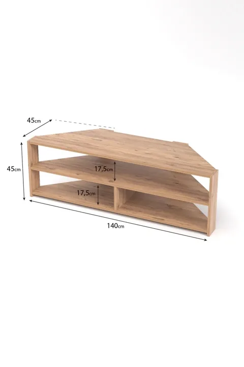 MD Corner TV Unit Coffee 140
