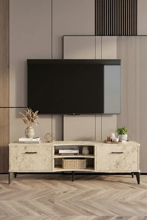 Vera TV Sehpası Suntalam Ekru 160x35
