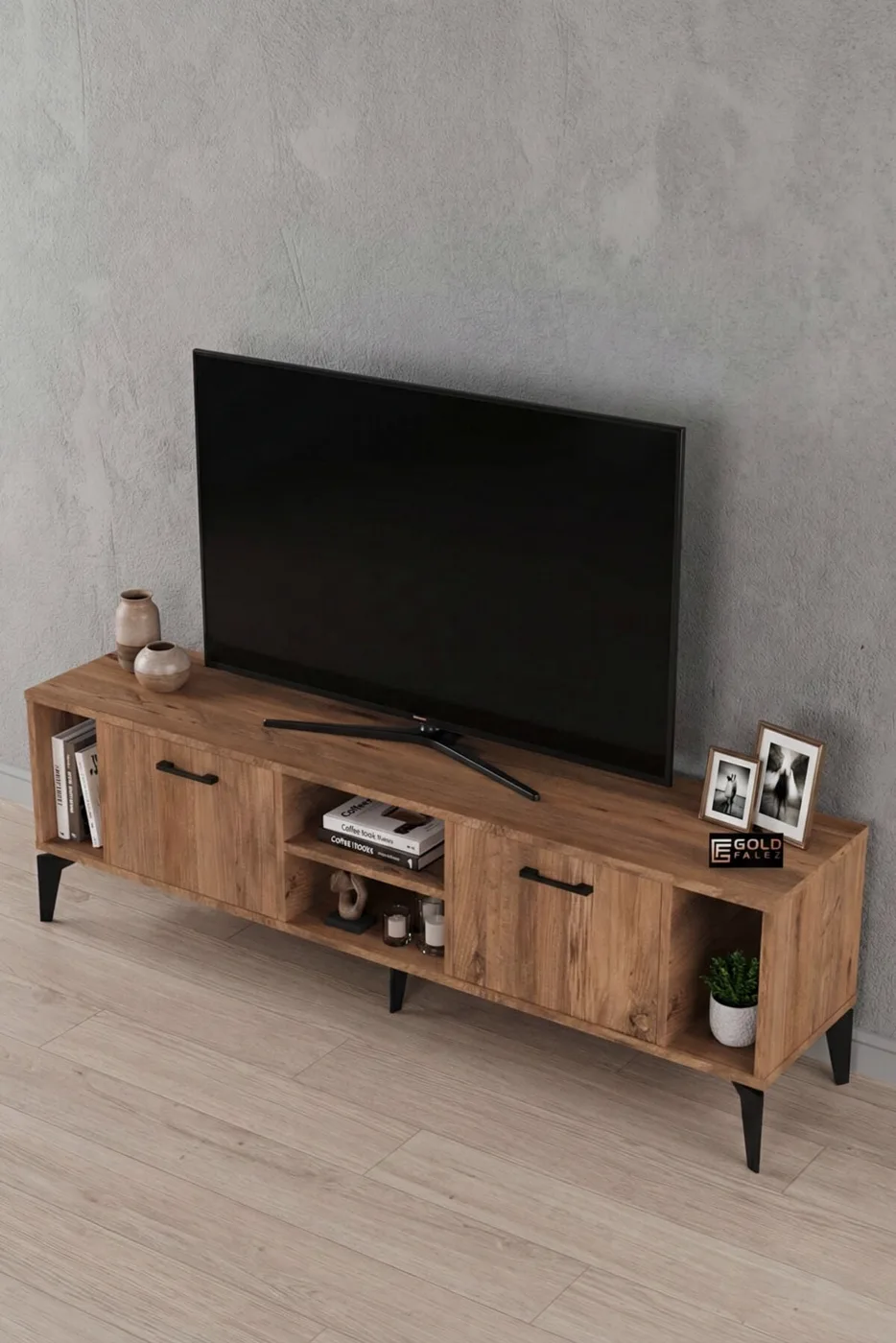 MD Linya TV Table Multi-coloured 160x35 cm